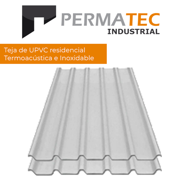 Techo industrial inoxidable Permatec termo acustico