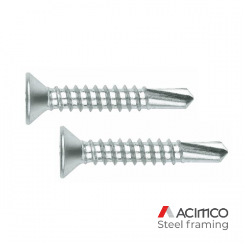 Tornillos para Fibrocemento sin aleta (100 und.)