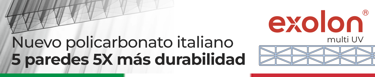 Policarbonato italiano Exolon Banner